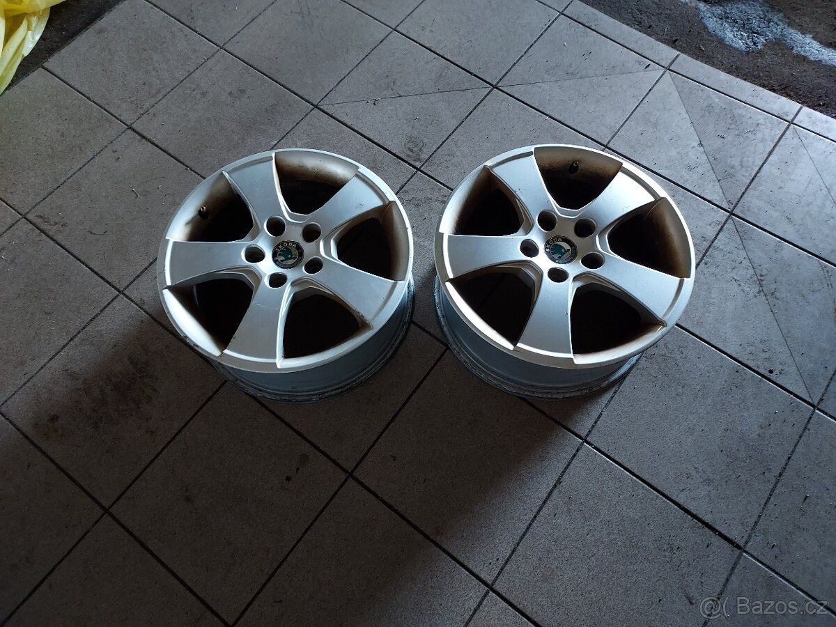 Alu disky Škoda 6,5x16 ET 50