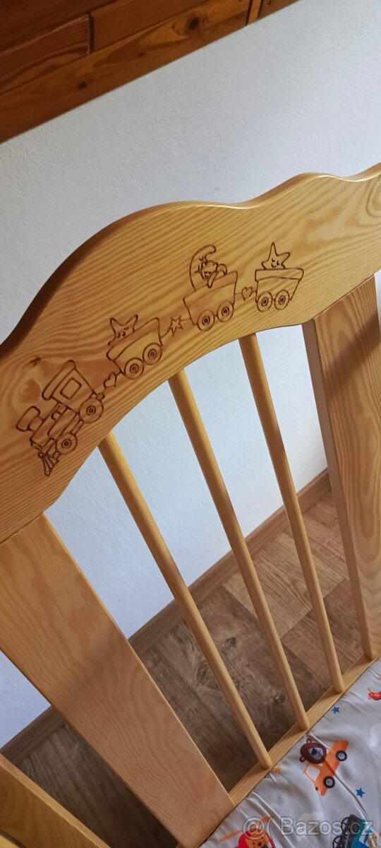 Detska postylka s vybavenim