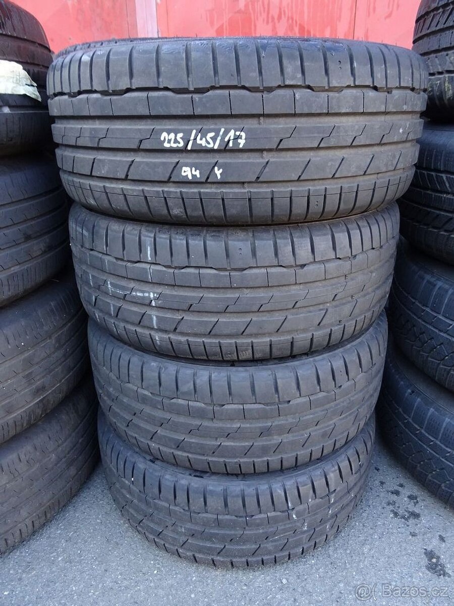 Letní pneu Hankook Evo 3, 225/45/17 94Y, 4 ks, 8,5 mm