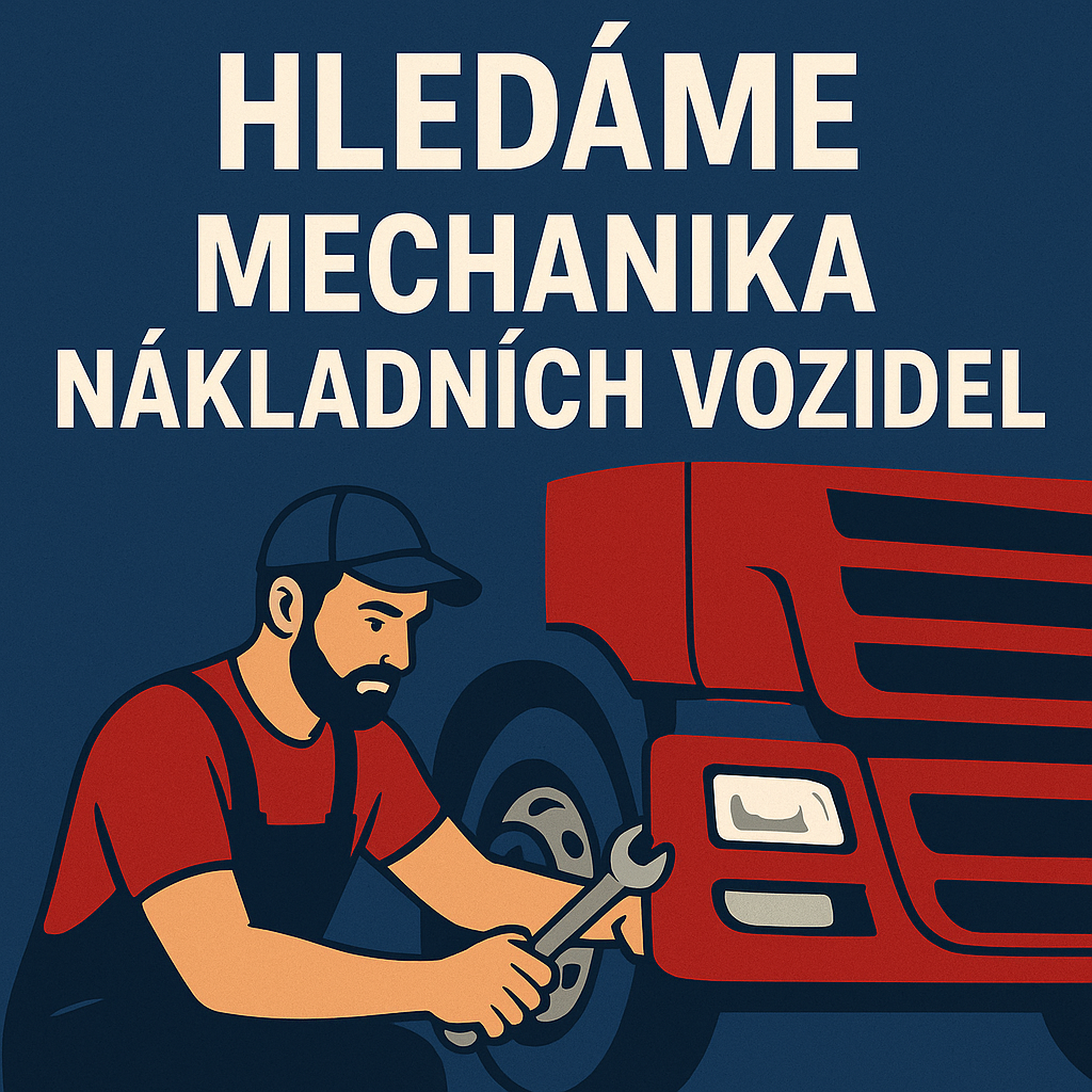 🔧HLEDÁME MECHANIKA NÁKLADNÍCH AUTOMOBILŮ🔧