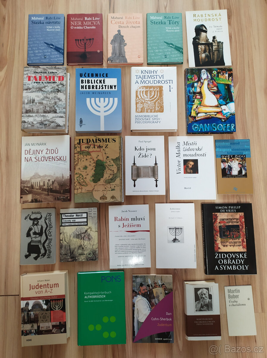 Predám knihy - judaizmus, židovstvo, židovskí autori