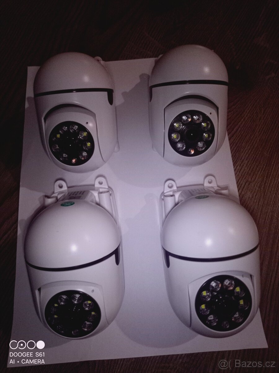 4ks IP Kamera WiFi – 1080P HD, Venkovní, Noční Vidění, Obous