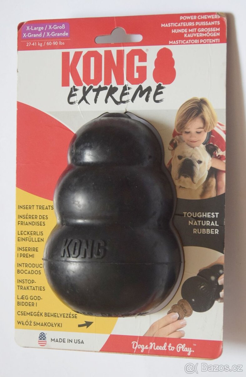 Hračka KONG EXTREME XL velmi odolná pro rasy BULL apod.