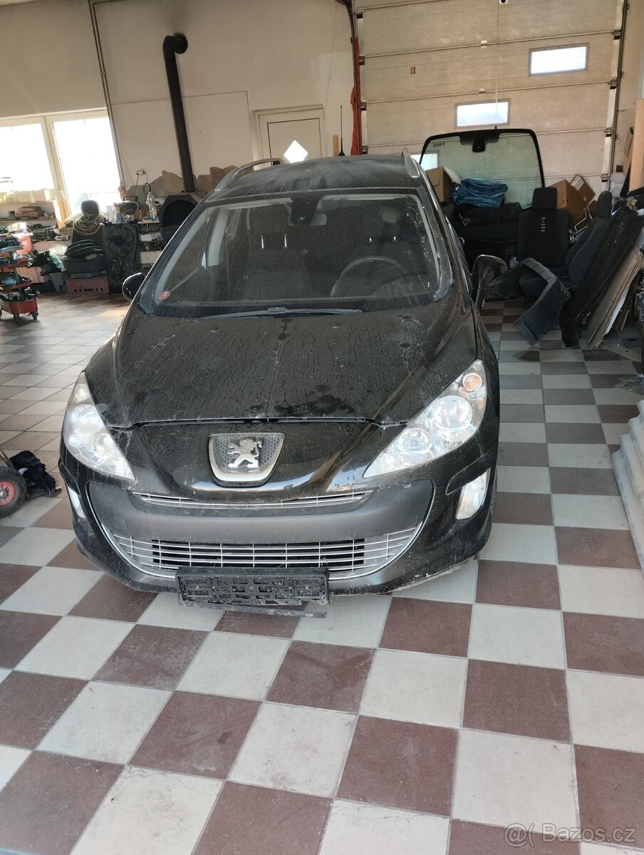Peugeot 308 SW- 1.6hdi, 66kw, 9HX, 80kw- 2009- náhradní díly