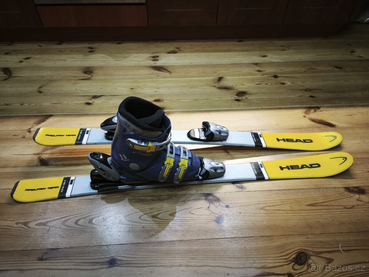 Dětské lyže HEAD velikost 107 celý set
