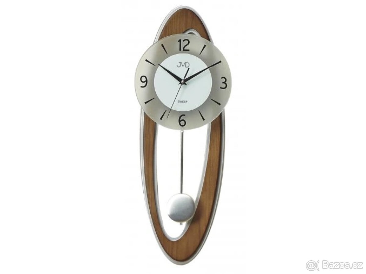 JVD nástěnné hodiny s kyvadlem