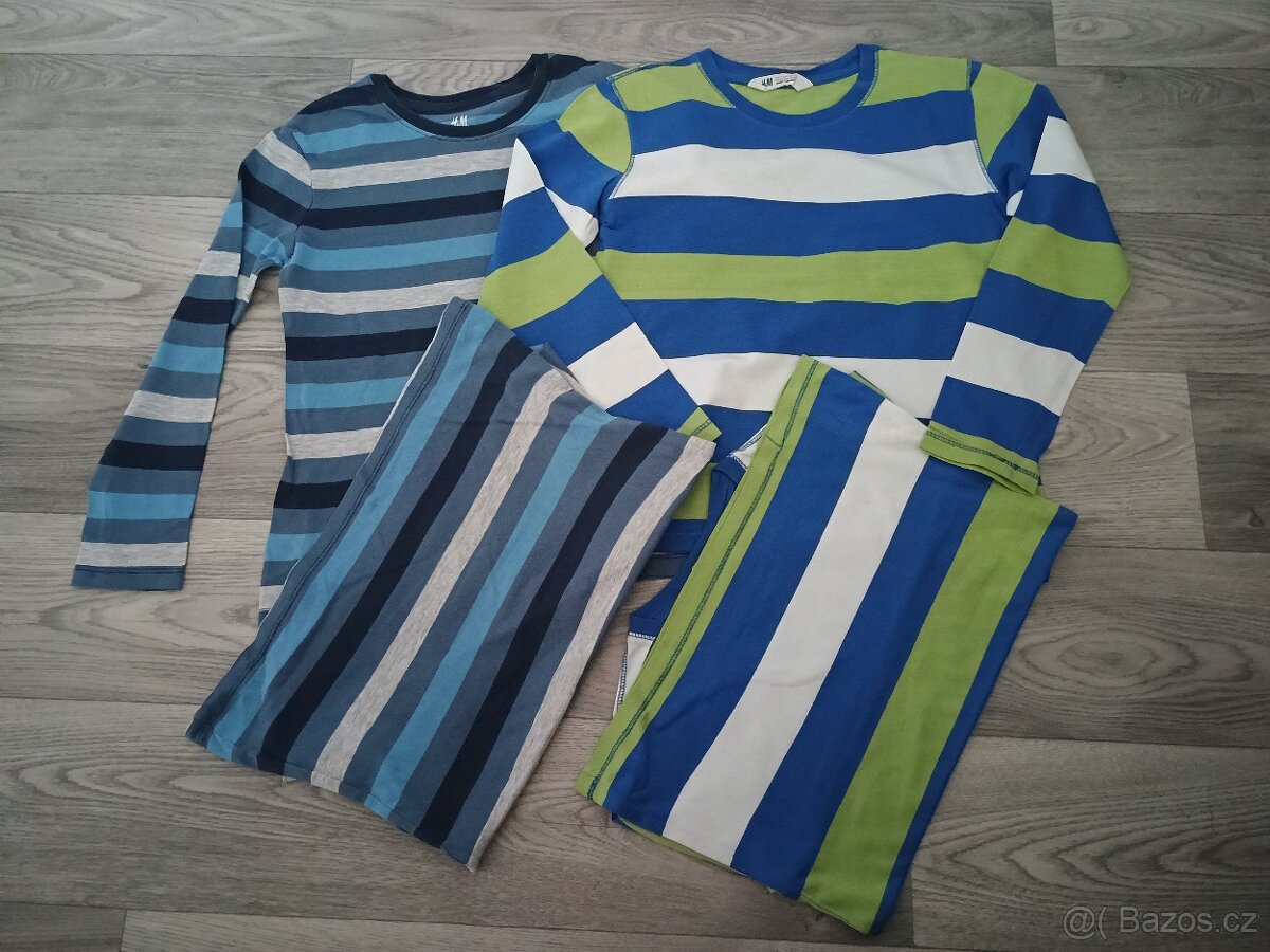 Trička pro dvojčata 122/128