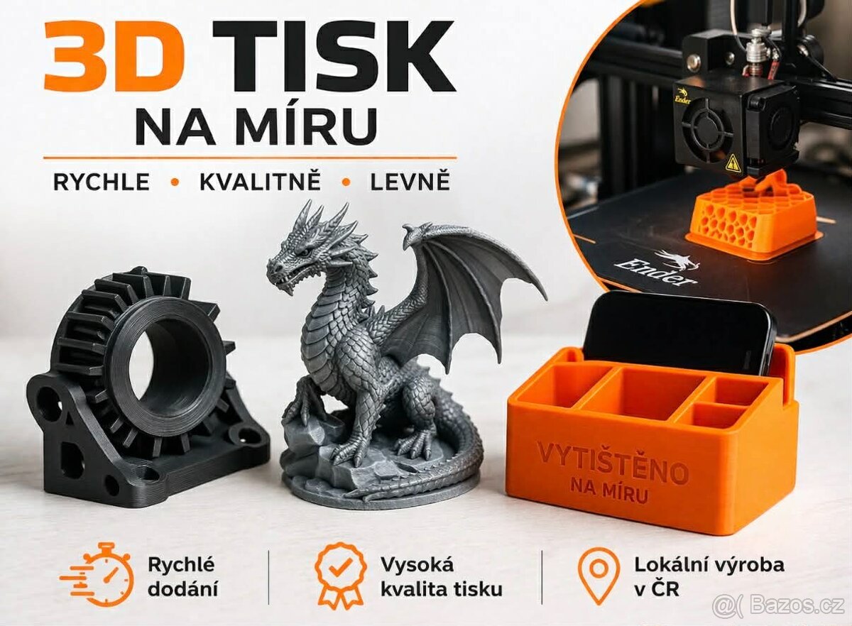 3D tisk - Skuteč, Chrudim, Hlinsko