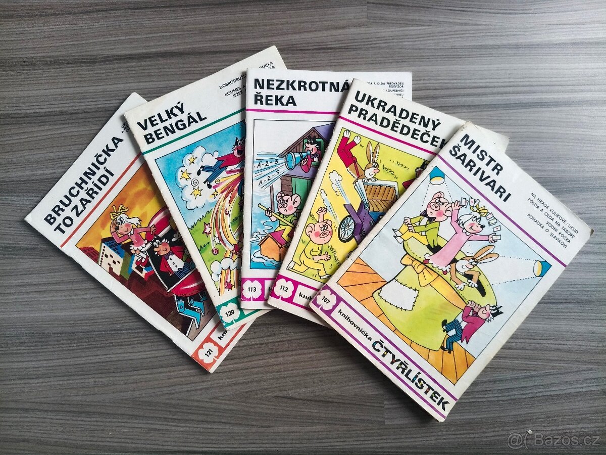 Časopis čtyřlístek 5ks