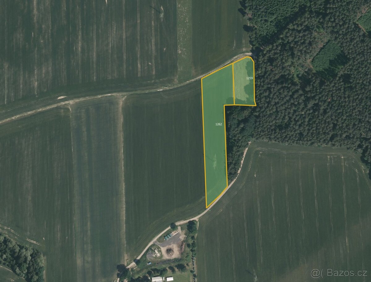 Zemědělská půda, prodej, Myslkovice, Tábor