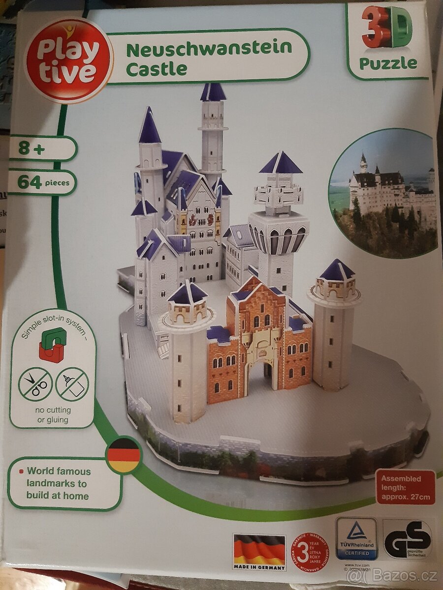 3D Puzzle Zámek Neuschwanstein