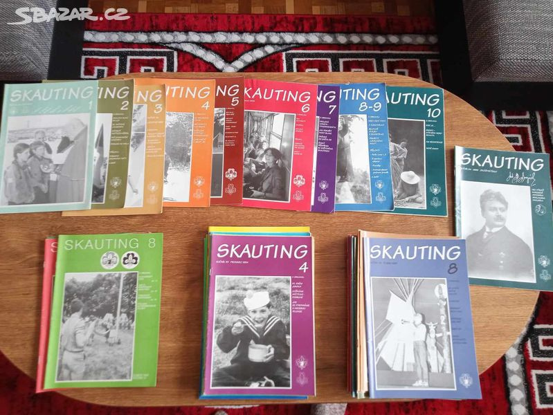 Časopisy Skauting :69,93-94,96,97/roč:31,33,34,35.