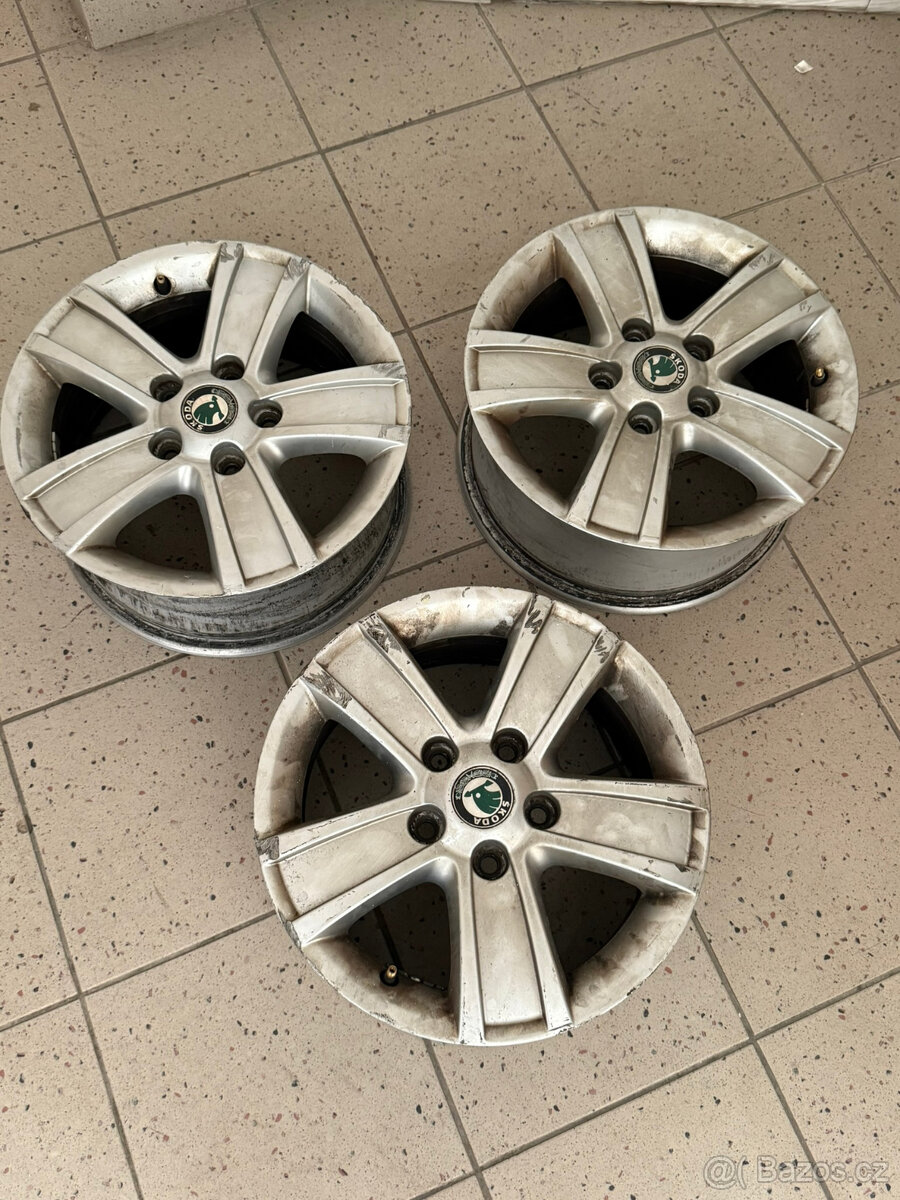 Alu kola, disky pro Škoda 6,5J x 15