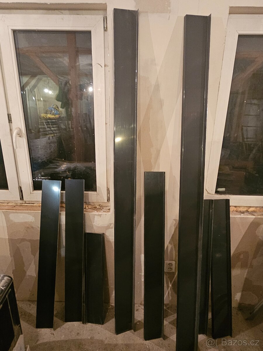 Prodám  Venkovní parapety v barvě Antracit