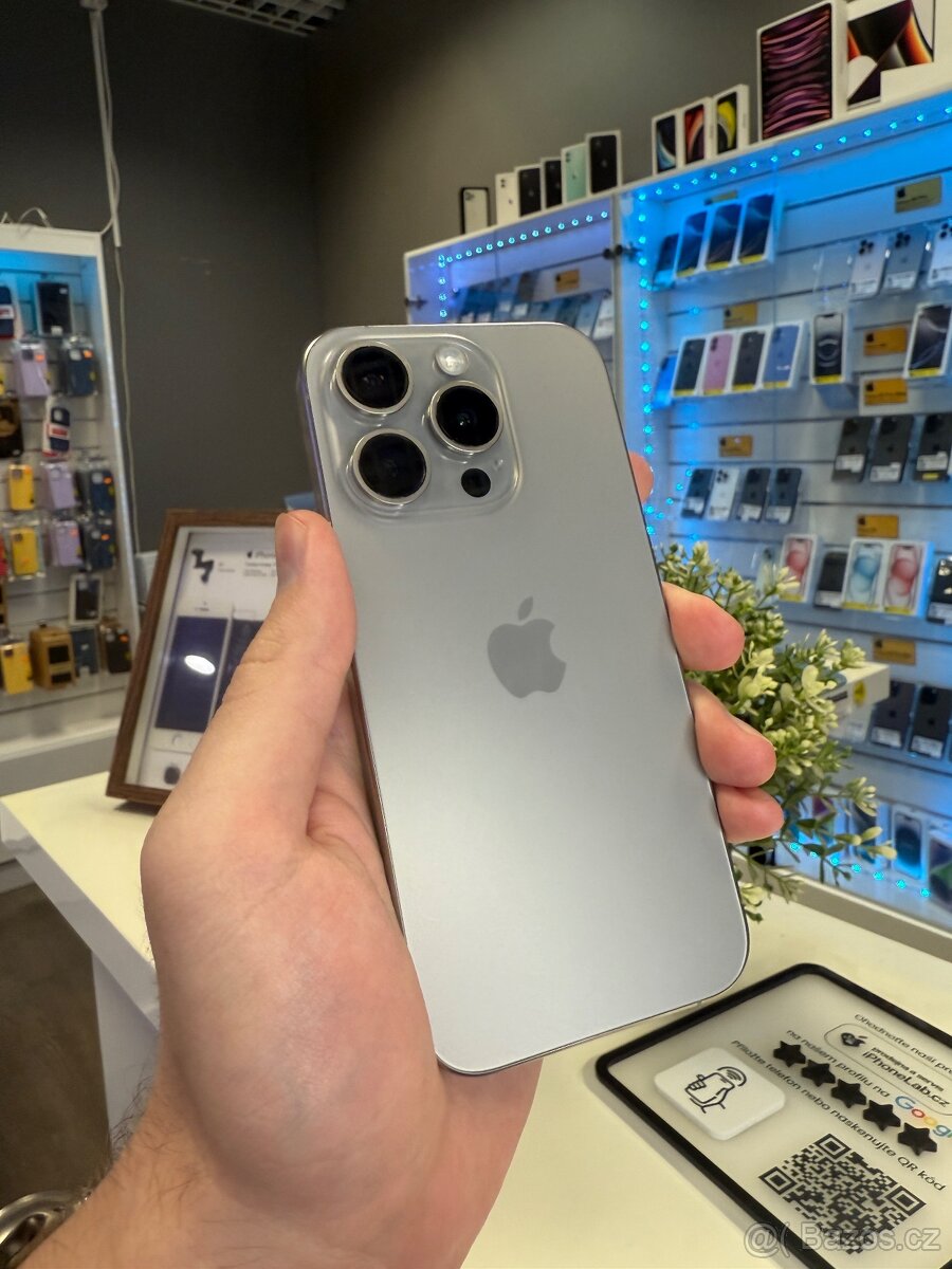 iPhone 15 Pro 256Gb Přírodní titan E-SIM
