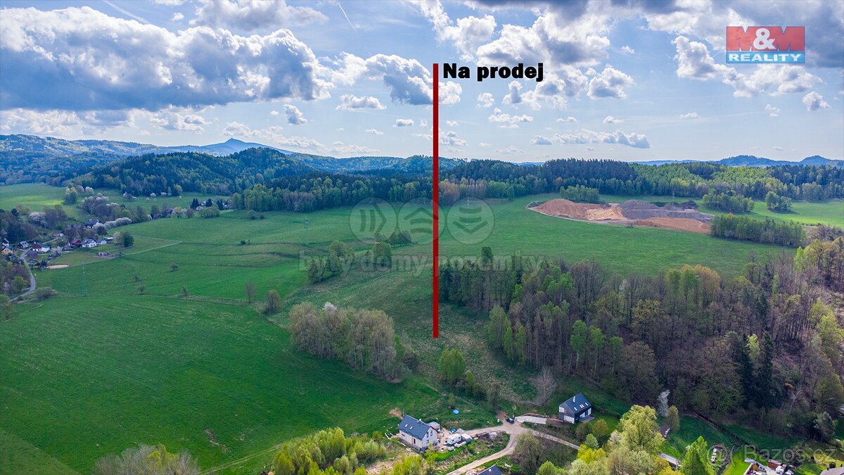 Prodej pozemku k bydlení, 1672 m², Rynoltice