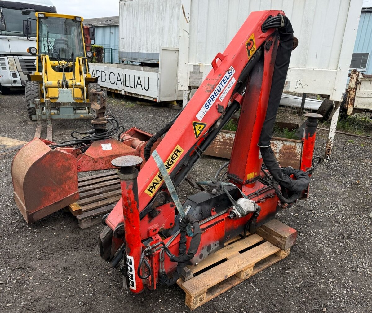 Lehká hydraulická ruka PALFINGER PK 5000 A, příd. sekce