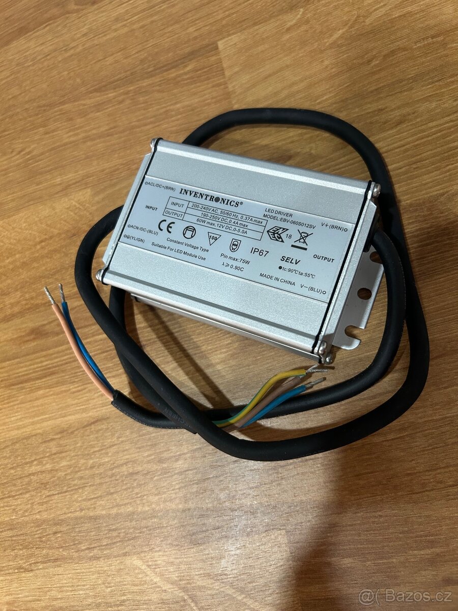 Trafo pro Led osvětlení 12V