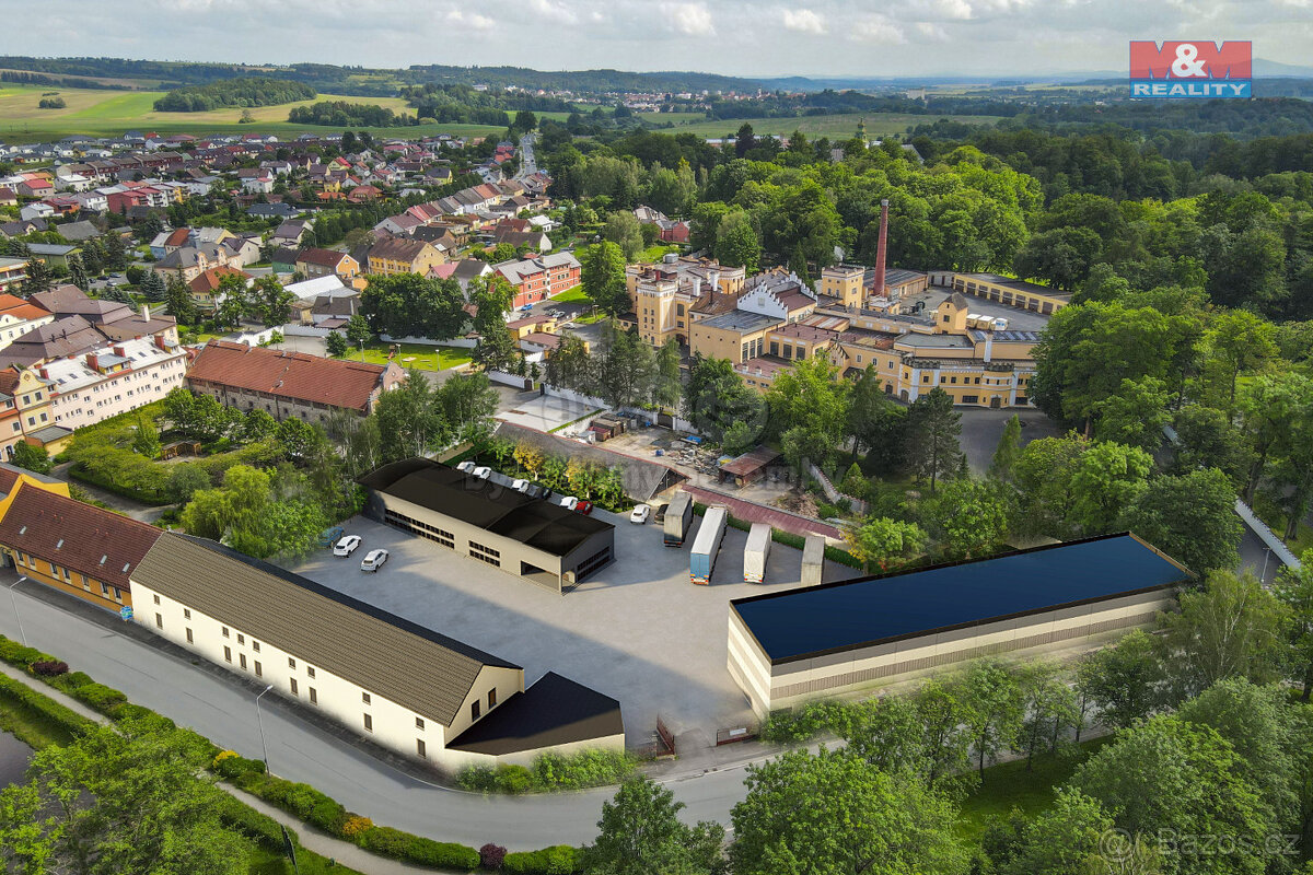 Prodej výrob. objektu, 1564 m², Chodová Planá, ul. Kyjovská