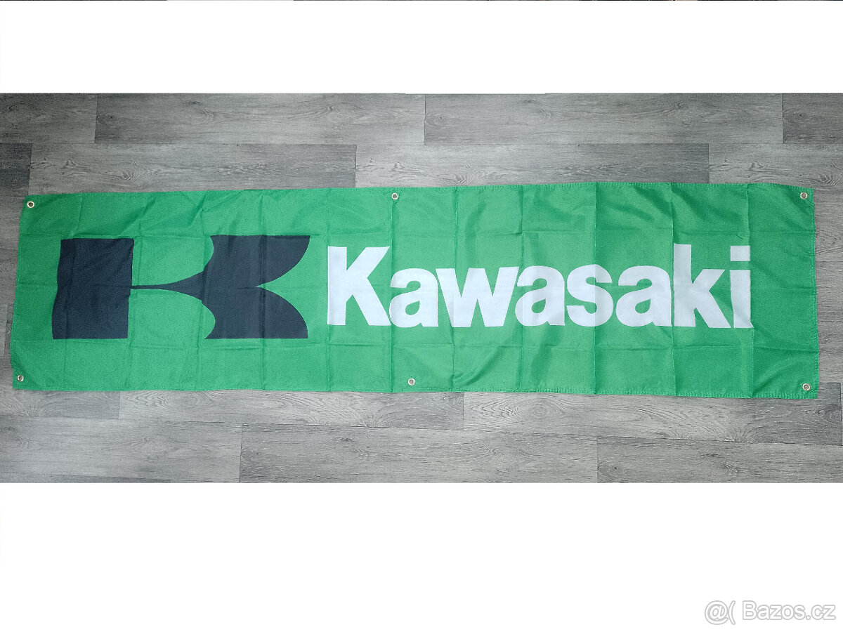 Vlajky a poutače YAMAHA, KAWASAKI, HONDA