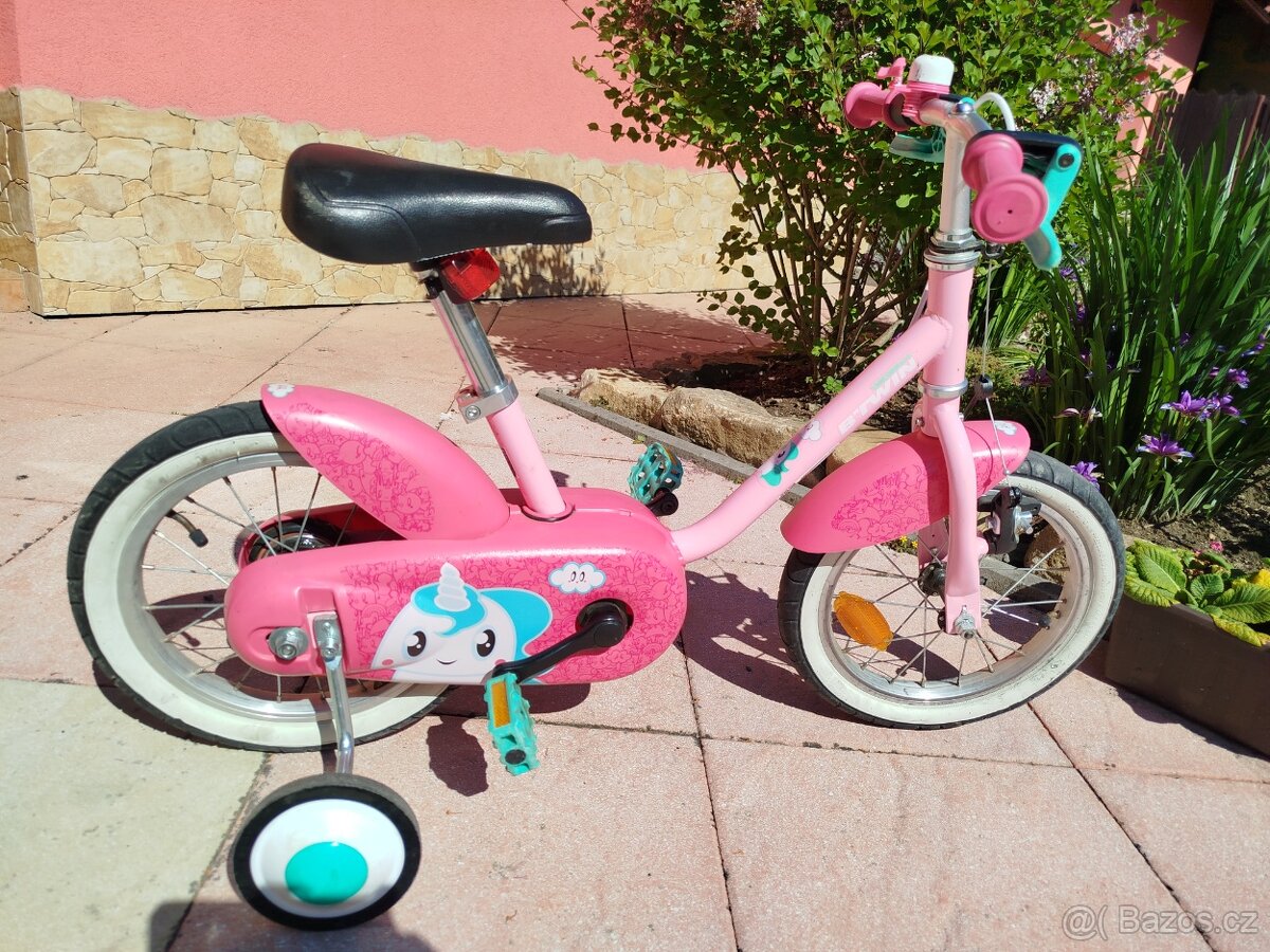 Dětské 14" kolo od 3 do 5 let Jednorožec