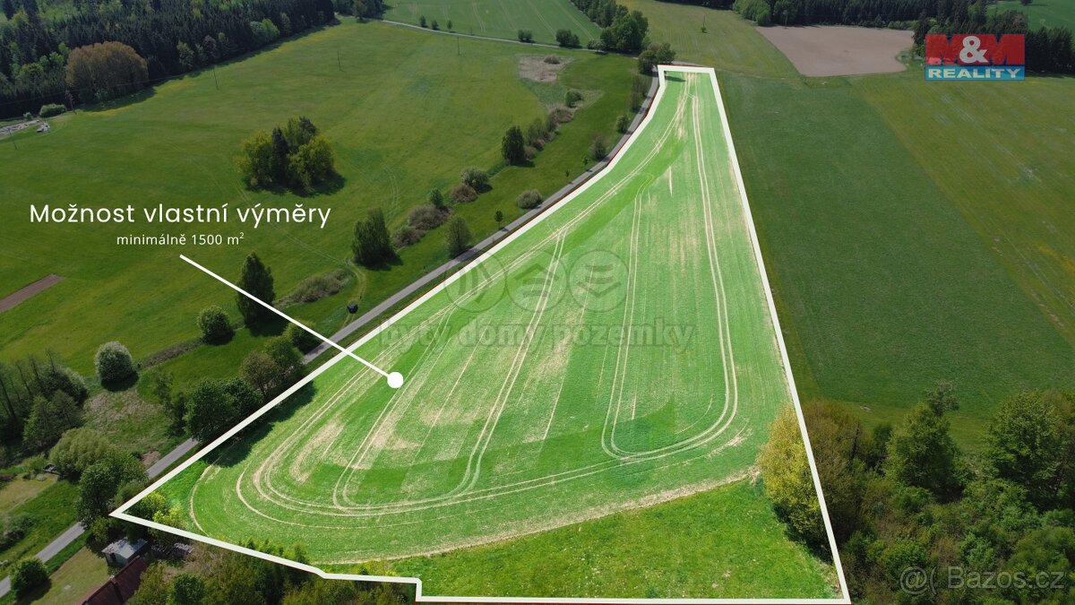 Prodej pozemku k bydlení, 1500 m², Včelnička