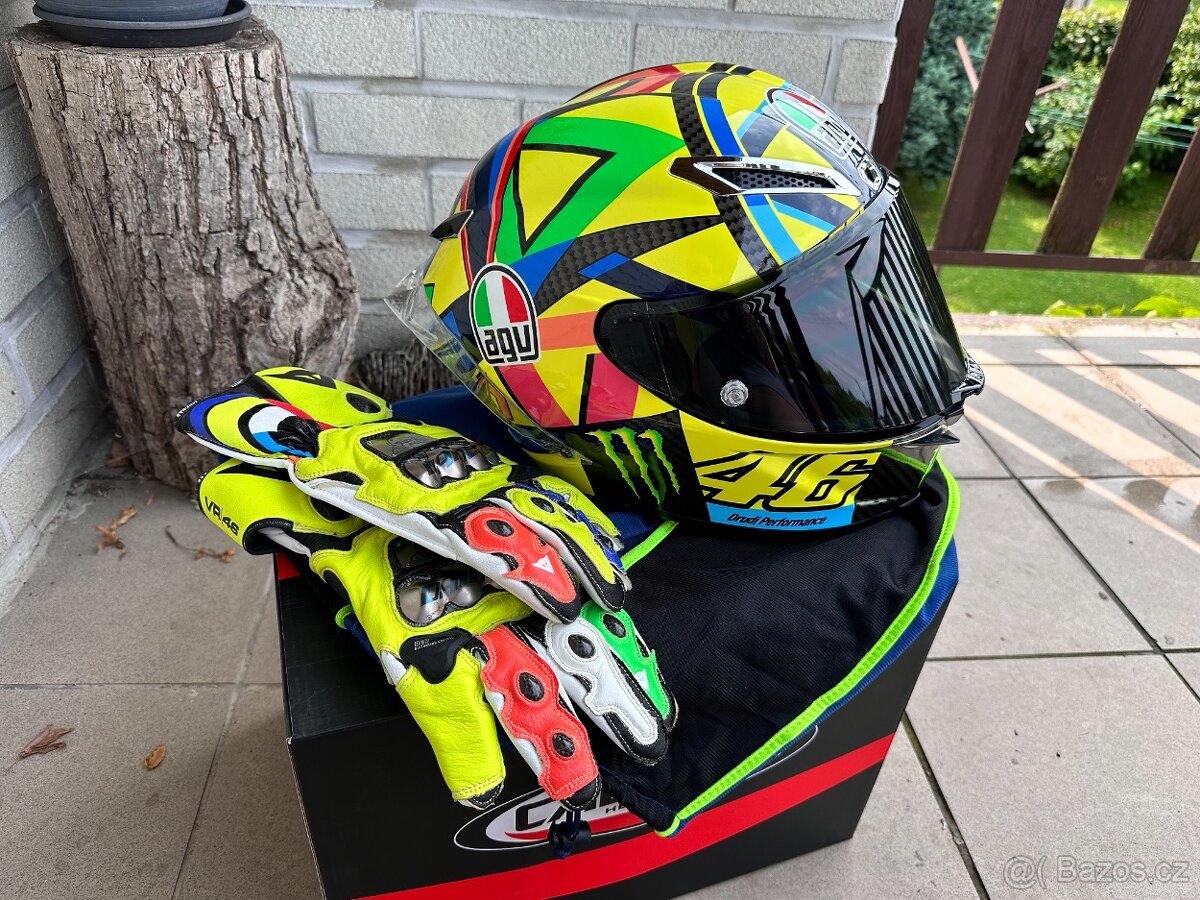 Helma + rukavice Rossi