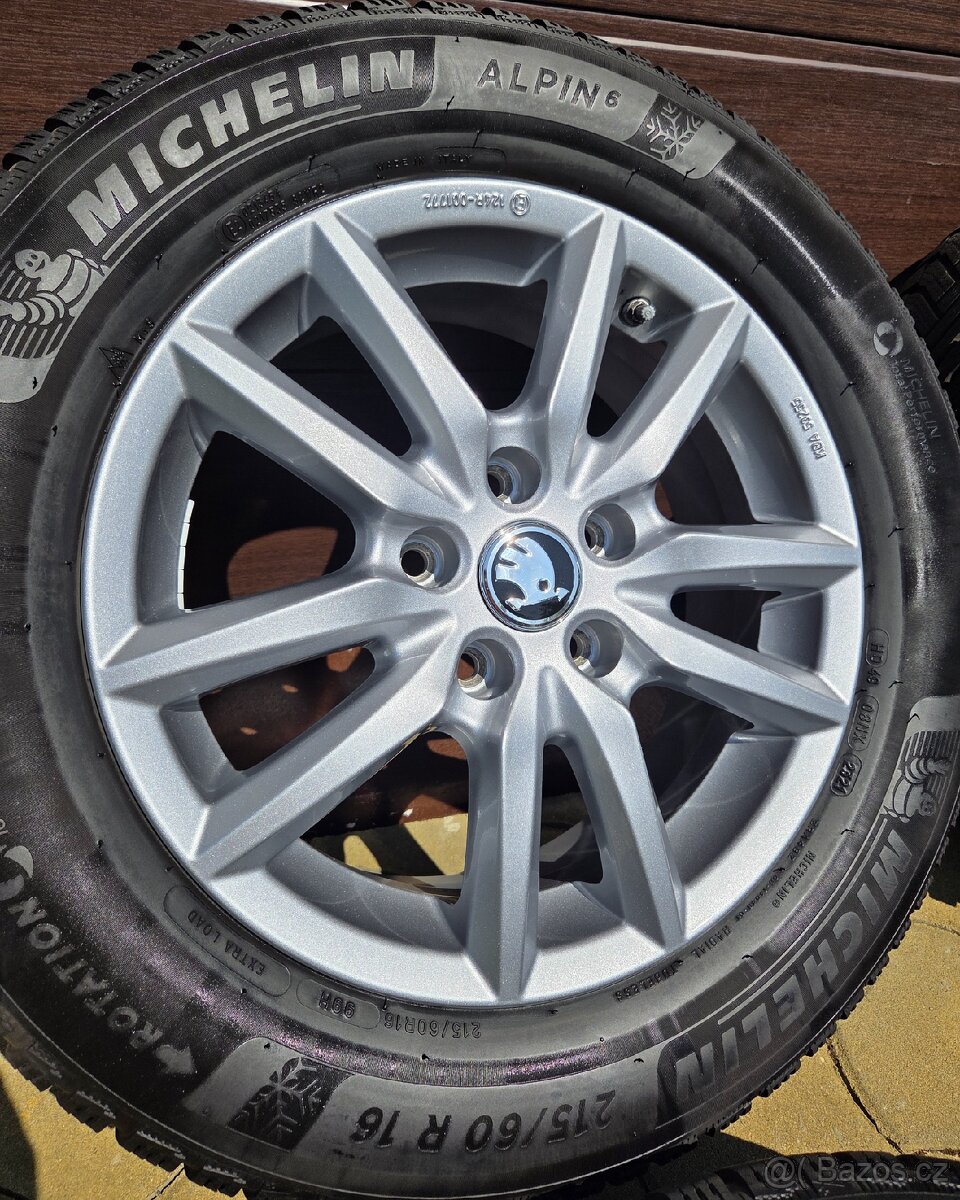 Zimní sada Škoda KAROQ 16" 5x112 pneu 215/60/16