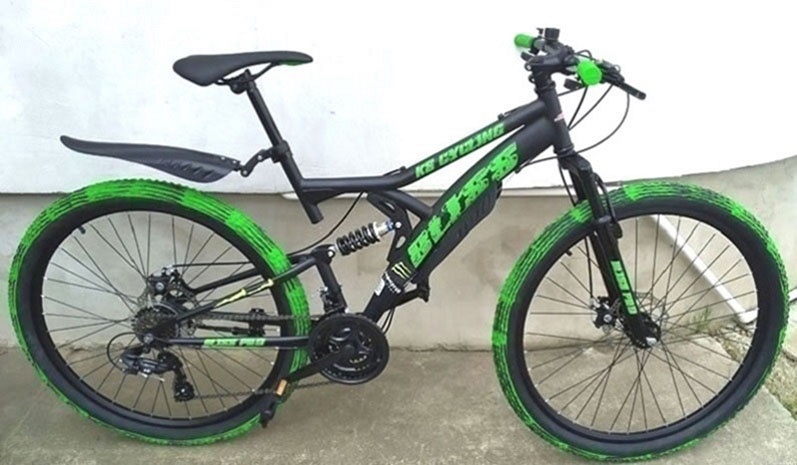 Celoodpružené horské kolo pro výšku postavy 162-177cm