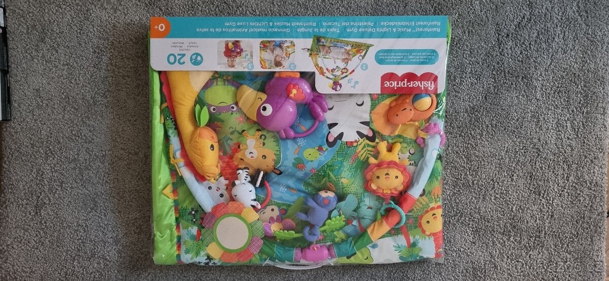 Hrací deka s hrazdičkou se světly a zvuky - Fisher Price