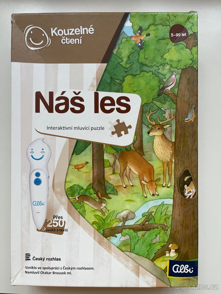 Náš les kouzelné čtení puzzle