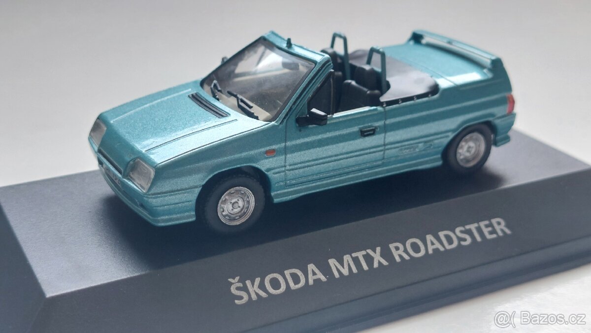 Škoda MTX ROADSTER na plecháčích