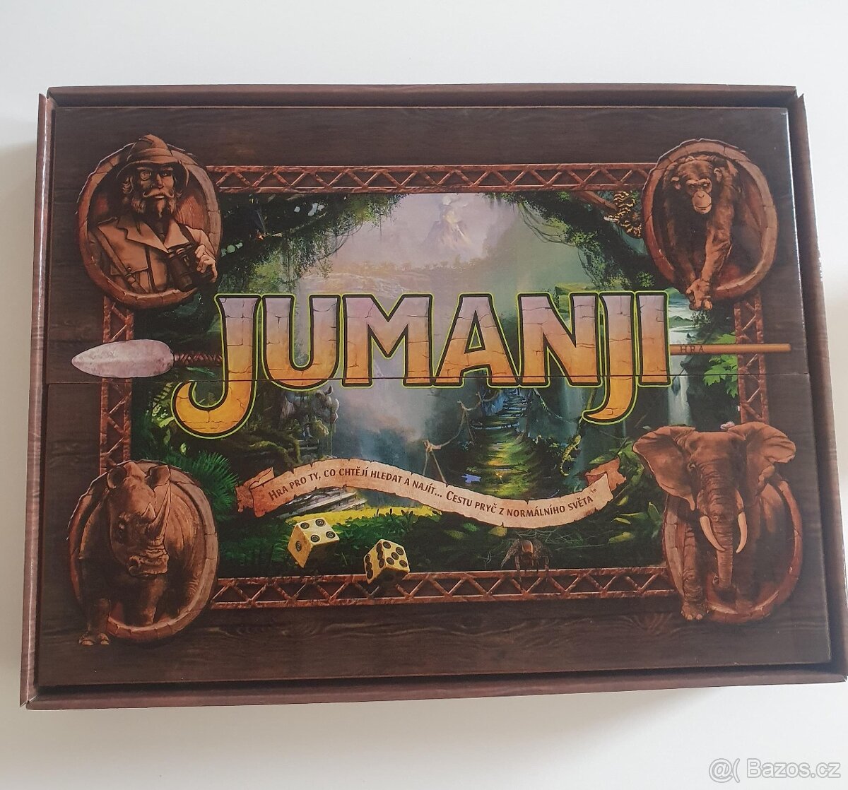 Jumanji desková hra - speciální dřevěná edice