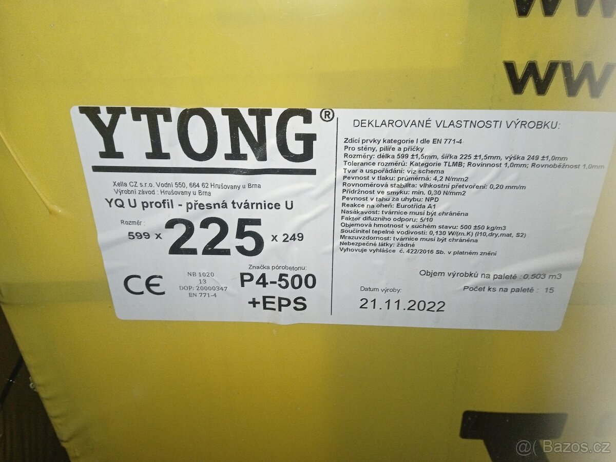 Ytong U profil  lambda 225