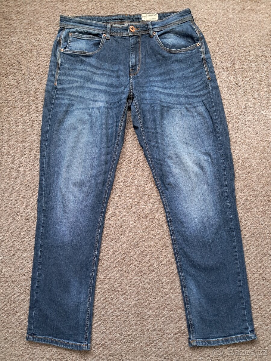 Pánské kalhoty Stretch vel. W34/L32 modré