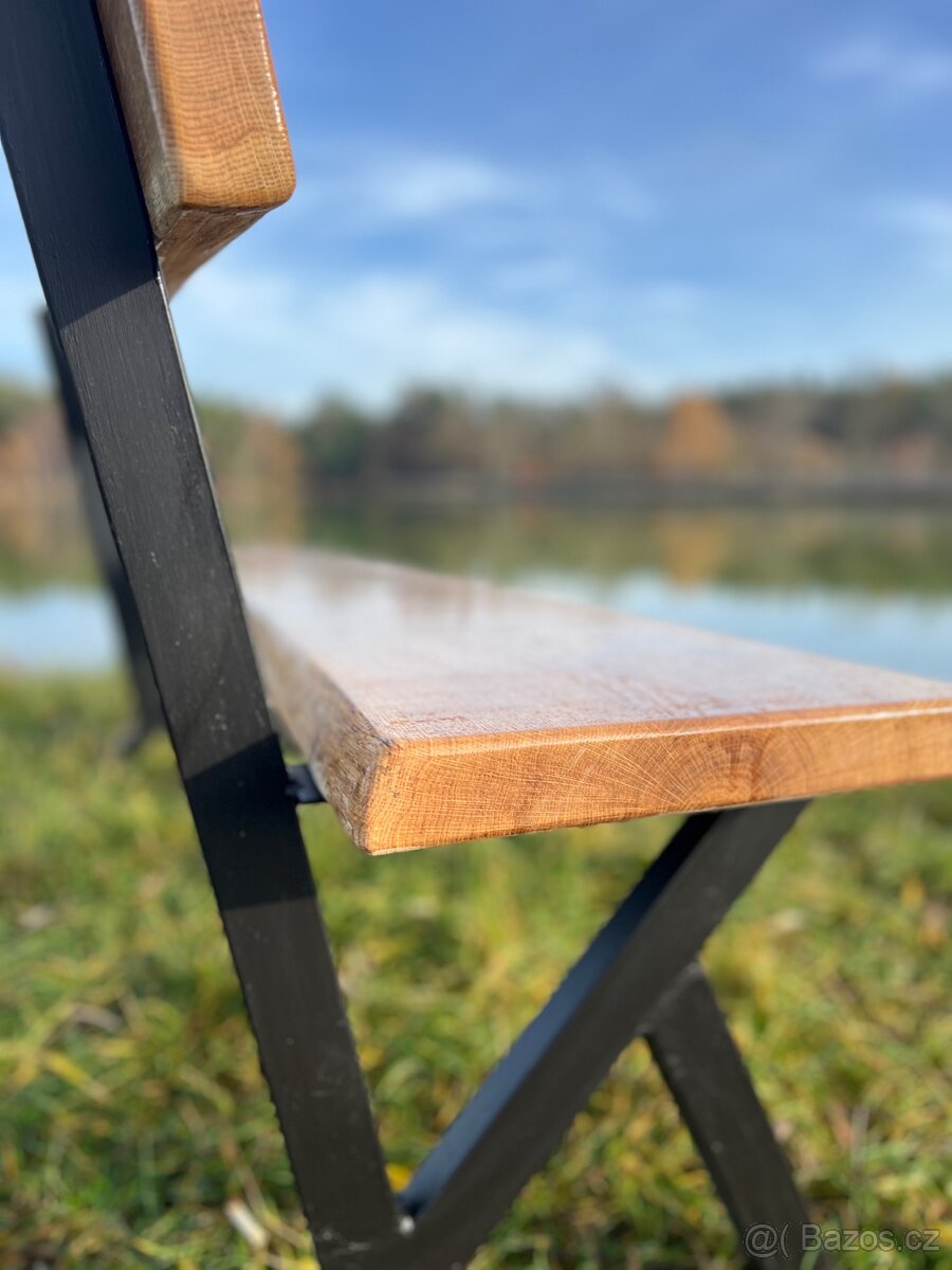 Zahradní lavička : DUB - doprava zdarma