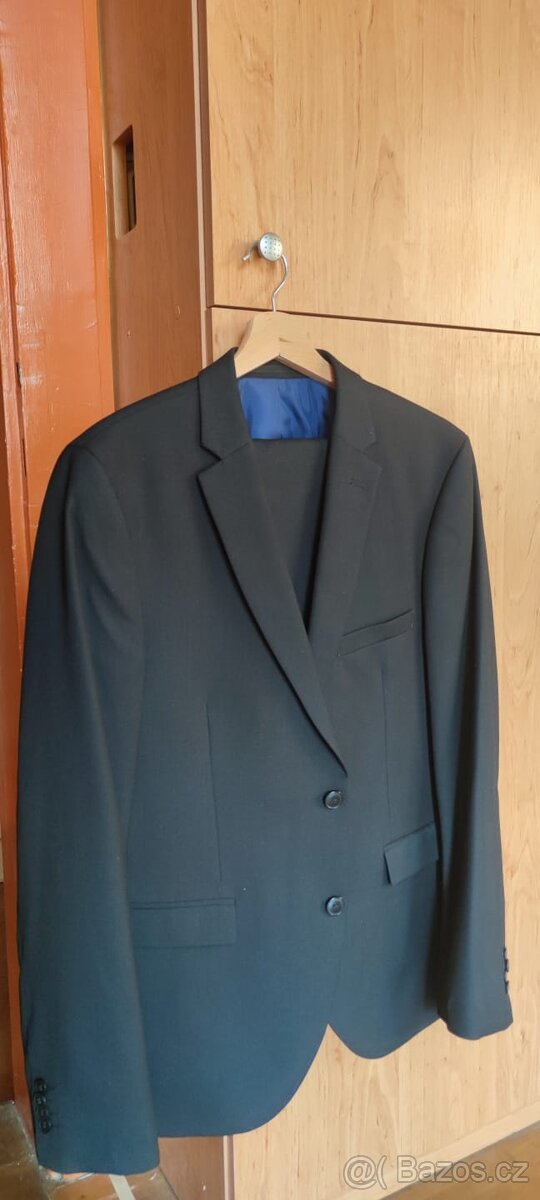 Pánský společenský oblek (sako + kalhoty) zn. Angelo Litrico
