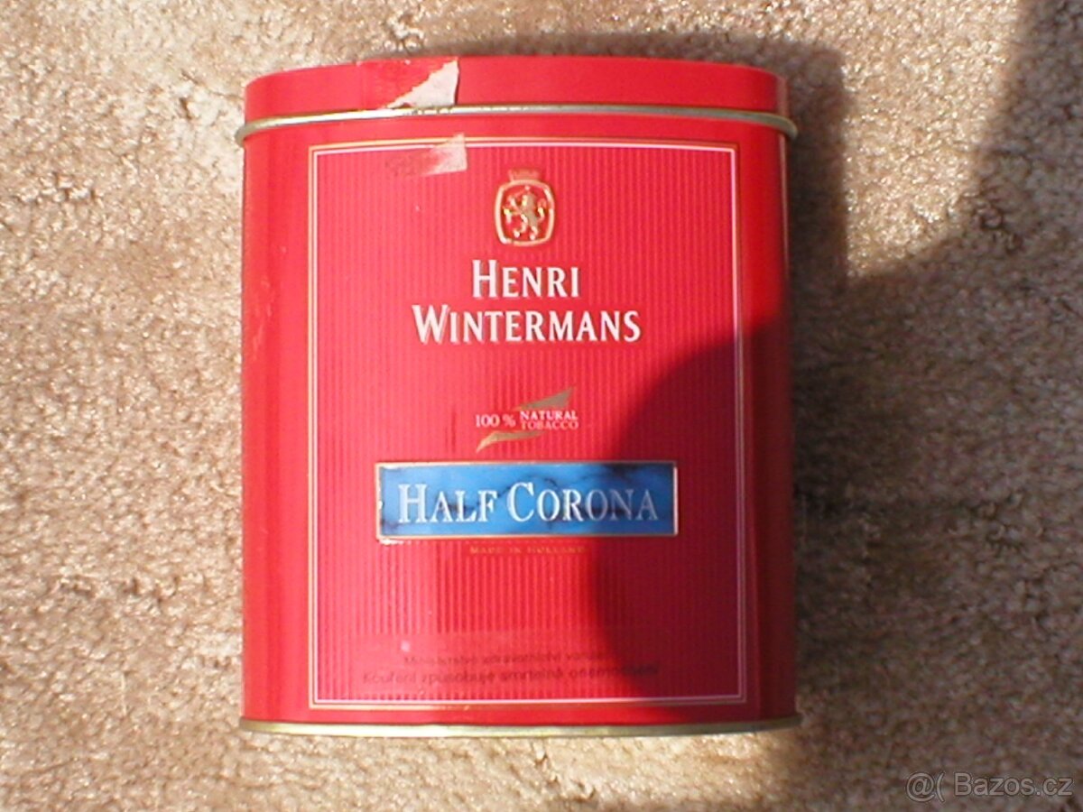 PLECHOVÁ KRABIČKA od doutníků, č.2, stav viz fota