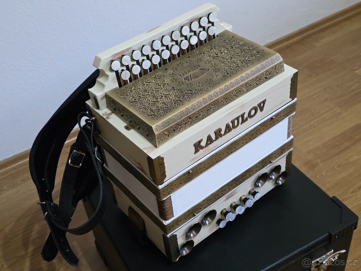 Heligónka Karaulov 2rad,CF (nová)