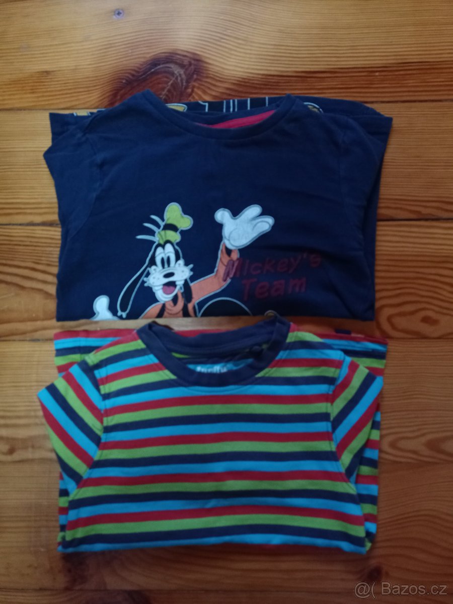 Chlapecká trička vel.110/116 a 122