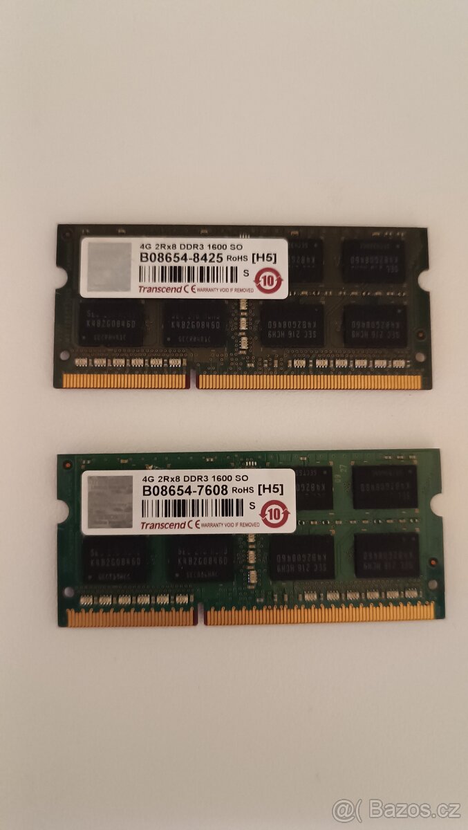 (NTB) 8GB (2x4GB) DDR3 1600MHz CL11