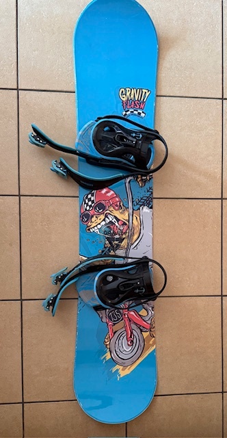 Snowboard Gravity, boty a vak