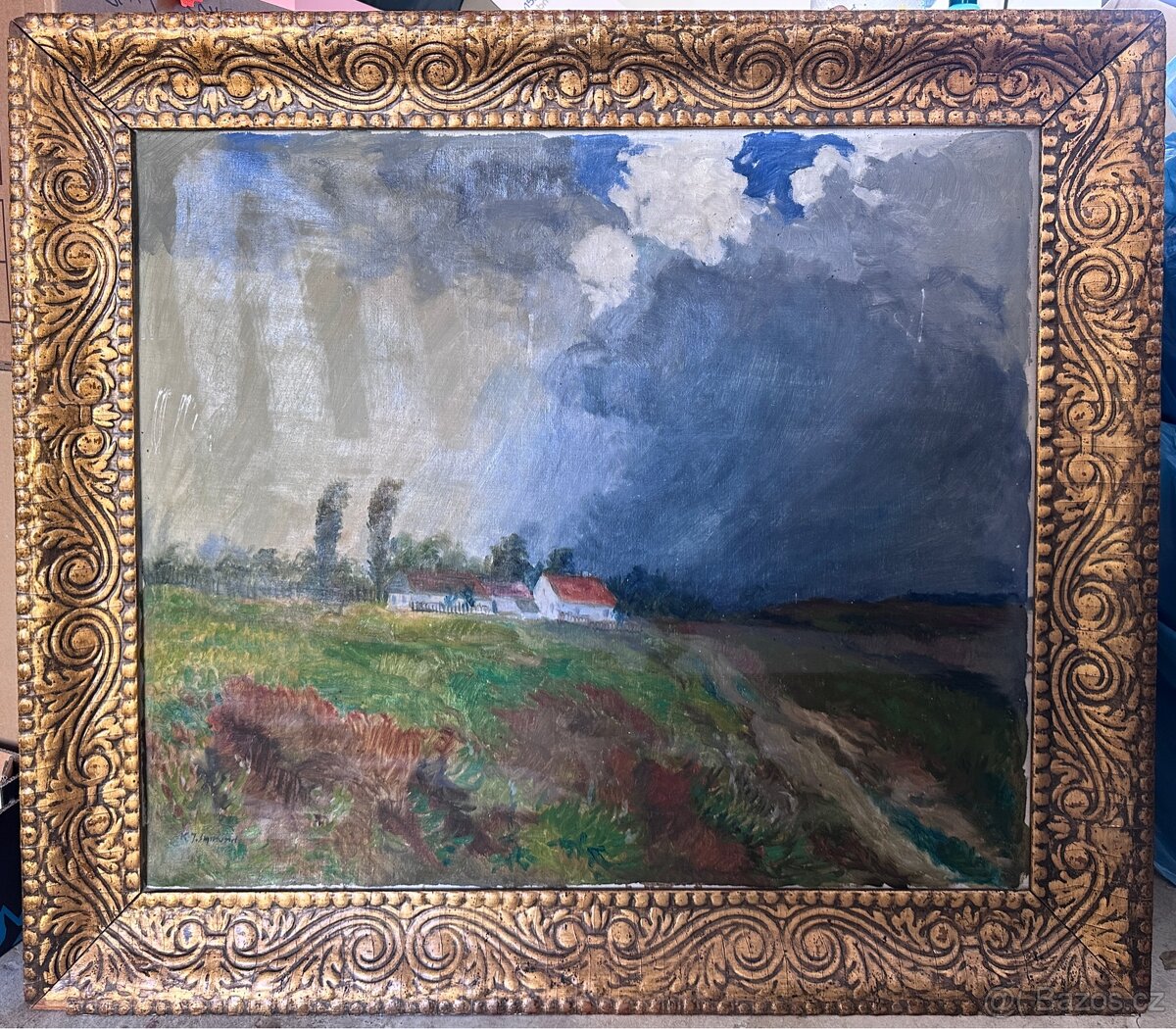 Originální olejomalba - K.J. Sigmunda