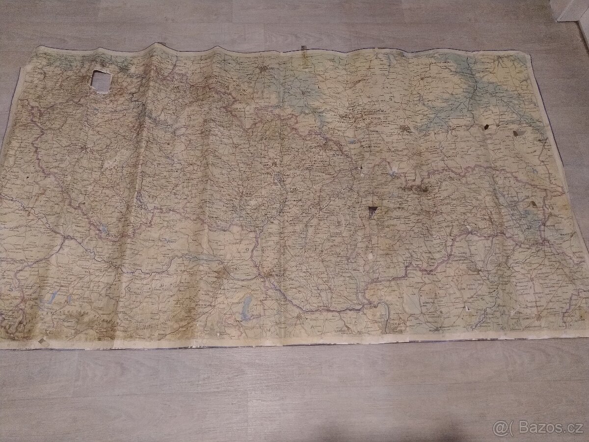 Školní mapa ČSSR