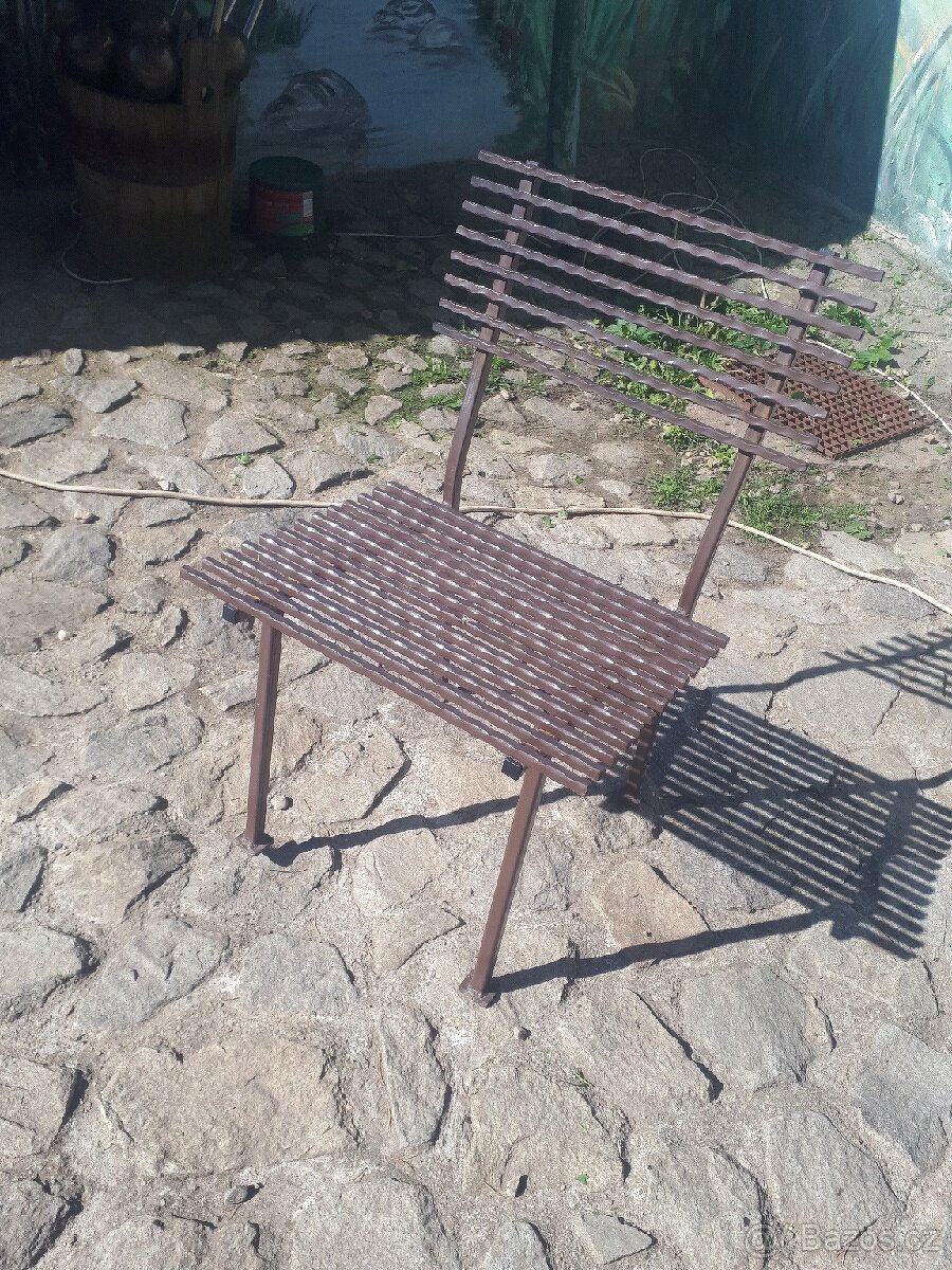 Zahradní lavička židle
