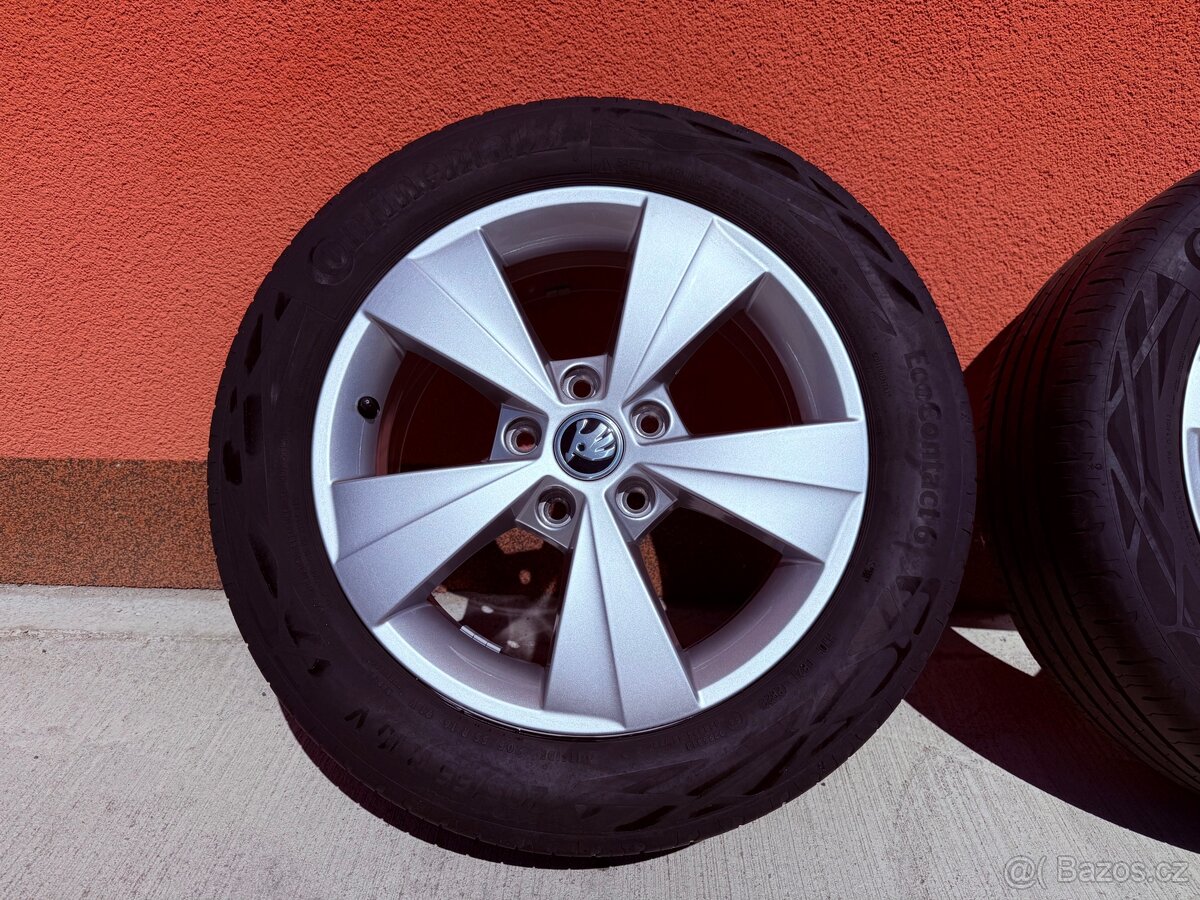 Letní sada originál Škoda Velorum 6,5x16 205/55