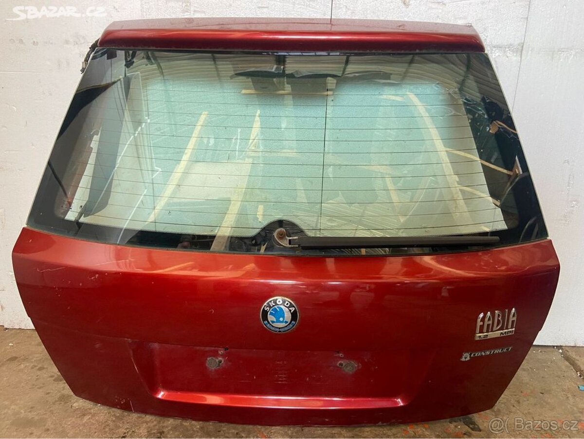Zadní dveře kufr Škoda Fabia i