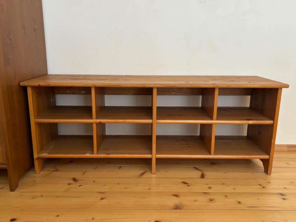 Konferenční stolek/botník/TV police Leksvik IKEA, antik