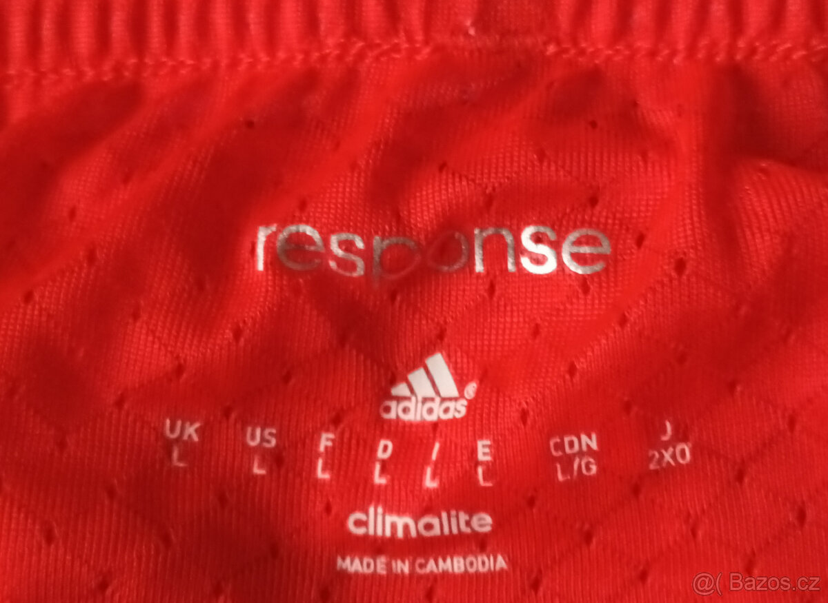Kraťasy Adidas oranžovo-černé - pánská vel. L - nové