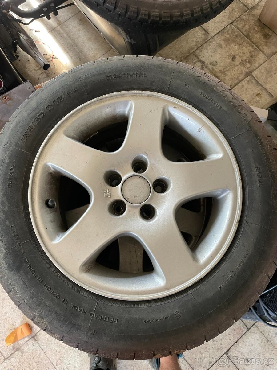 ALU KOLA R15 5X100 ZANOVNI PNEU